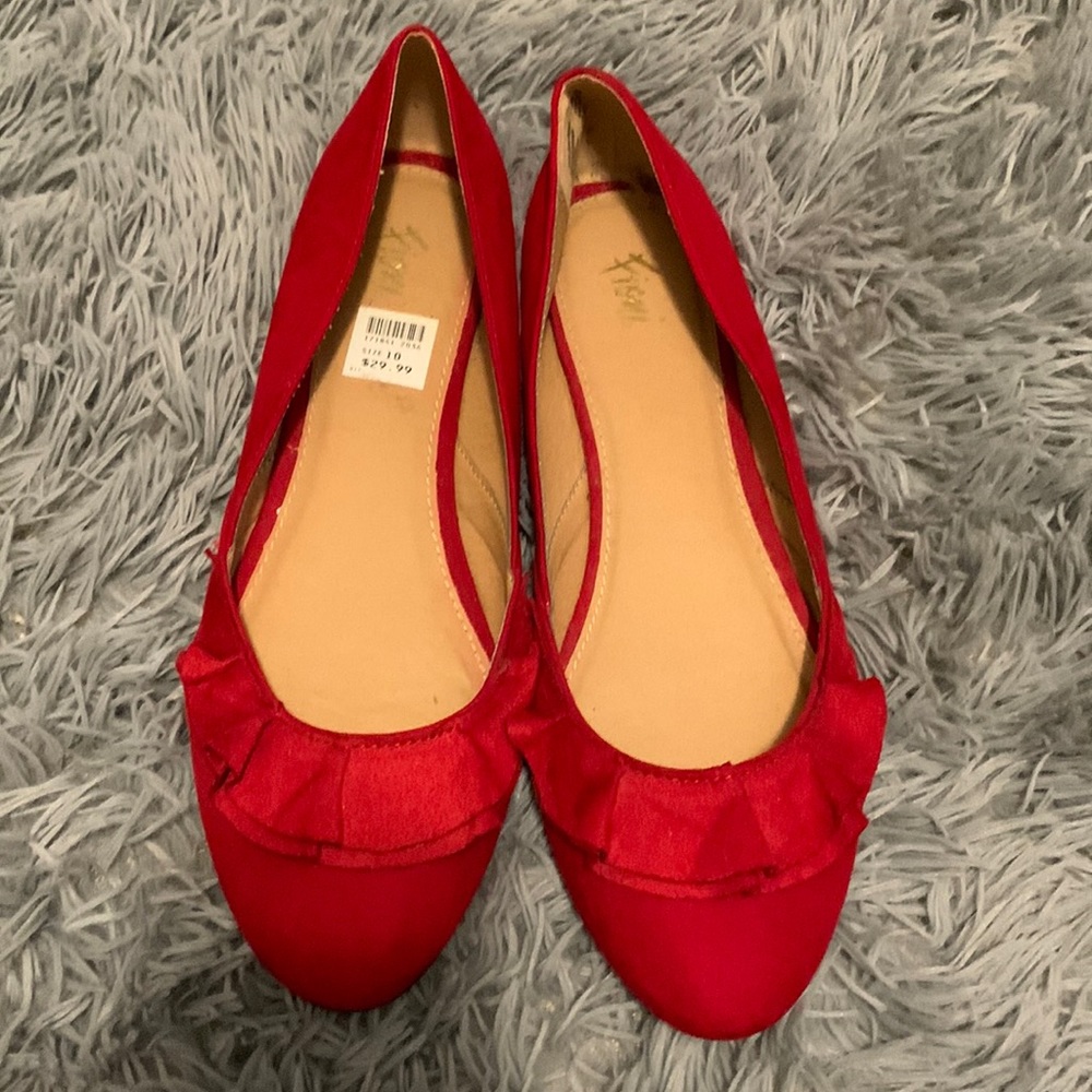 Pretty red Fiomi dress flats